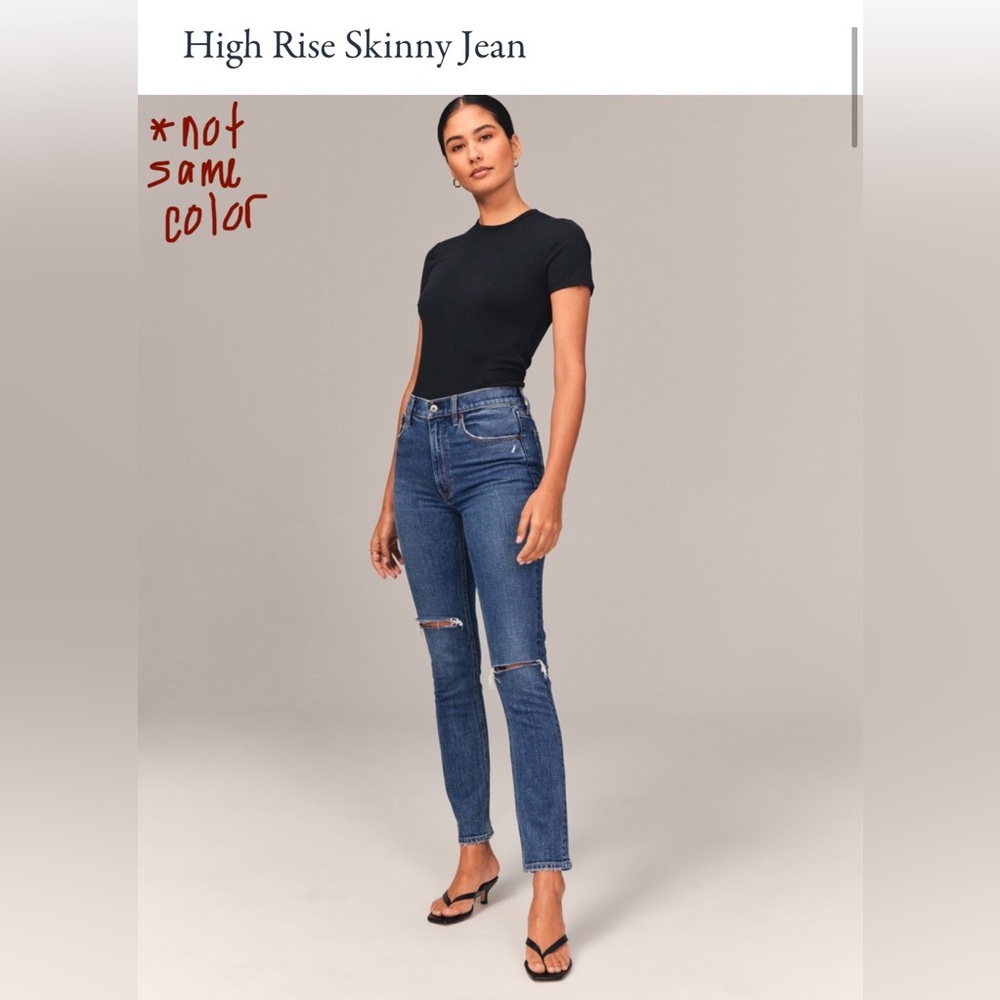 Abercrombie High Rise Skinny Jeans - Curve Love